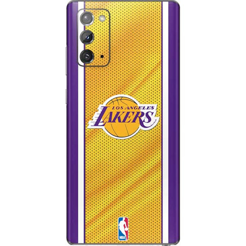 NBA Los Angeles Lakers Home Jersey Galaxy Note20 5G Skin